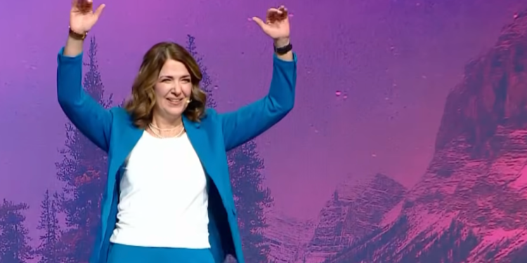 Danielle Smith Booed At Ucp Convention — Signs Of Deep Division Within Party 1 Alberta Premier Danielle Smith during her speech to the United Conservative Party’s annual general meeting in Edmonton on Saturday. Credit: Screenshot of UCP video