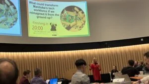 Tech Manitoba and RRC Polytech continuing education skills gap session Winnipeg Tech Week 2025
