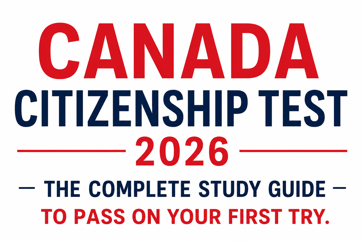 Canada Citizenship Test 2026 — The Complete Study Guide To Pass On Your First Try 1 Permanent resident studying the Discover Canada guide for the Canadian citizenship test in 2026
