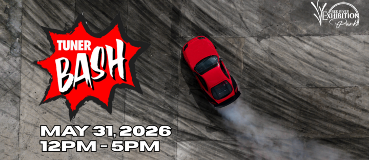 Tunerbash Winnipeg 2026 — Drag Races, Burnouts &Amp; Ribfest This Sunday 2 Modified cars lined up at Tunerbash Winnipeg 2026 drag race event at Red River Exhibition Park