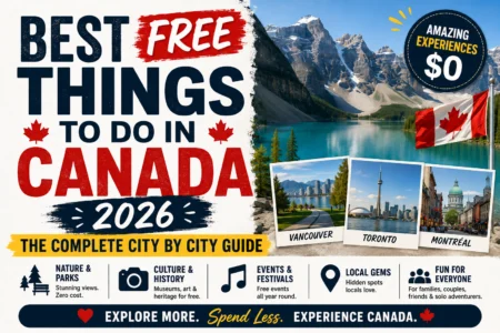 Best Free Things To Do In Canada 2026 — The Complete City By City Guide Family enjoying free outdoor activities at Stanley Park Vancouver in summer 2026