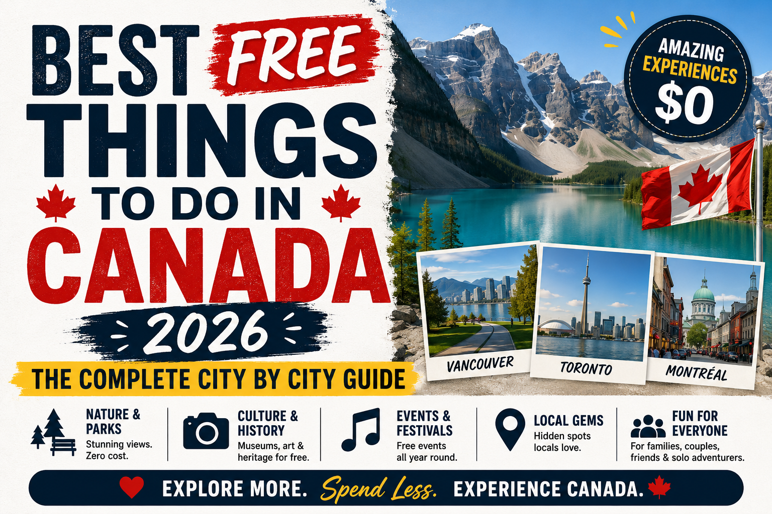 Best Free Things To Do In Canada 2026 — The Complete City By City Guide 1 Family enjoying free outdoor activities at Stanley Park Vancouver in summer 2026