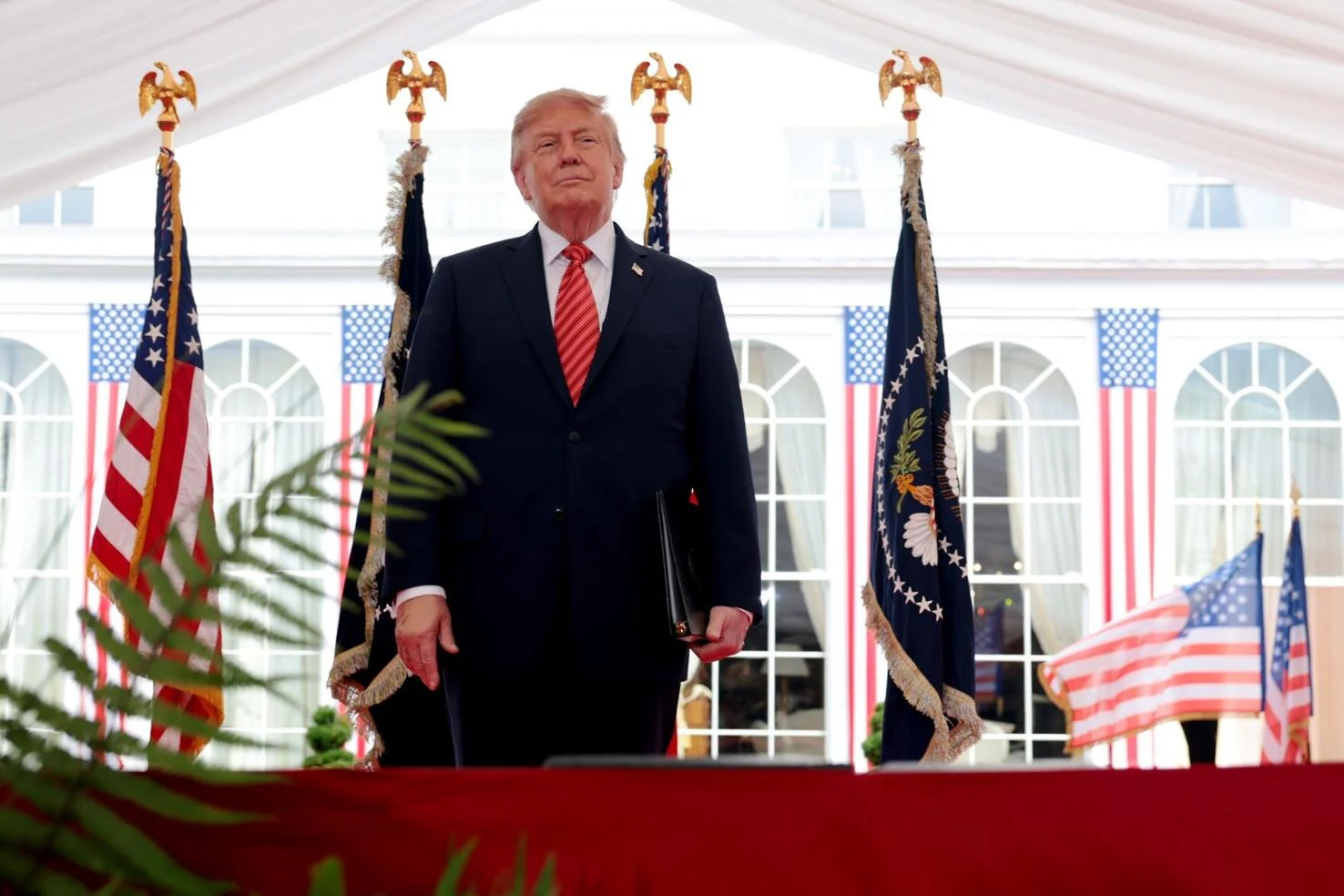 Trump Canada Iran 2026 — 5 Things Every Canadian Must Know About This Dangerous Comparison 2 Trump Canada Iran 2026 — U.S. President Donald Trump speaking to reporters in Dublin Ireland September 12 2026 comparing Canada to Iran during trade war escalation