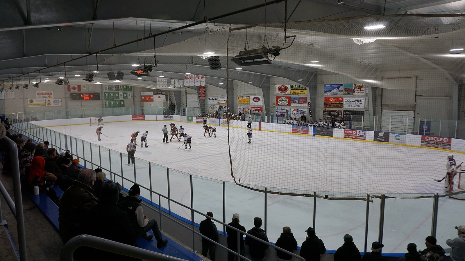 Winnipeg Jets Start Times Shift An Hour Later For 12 Home Games 2 Community hockey arena interior in Ontario