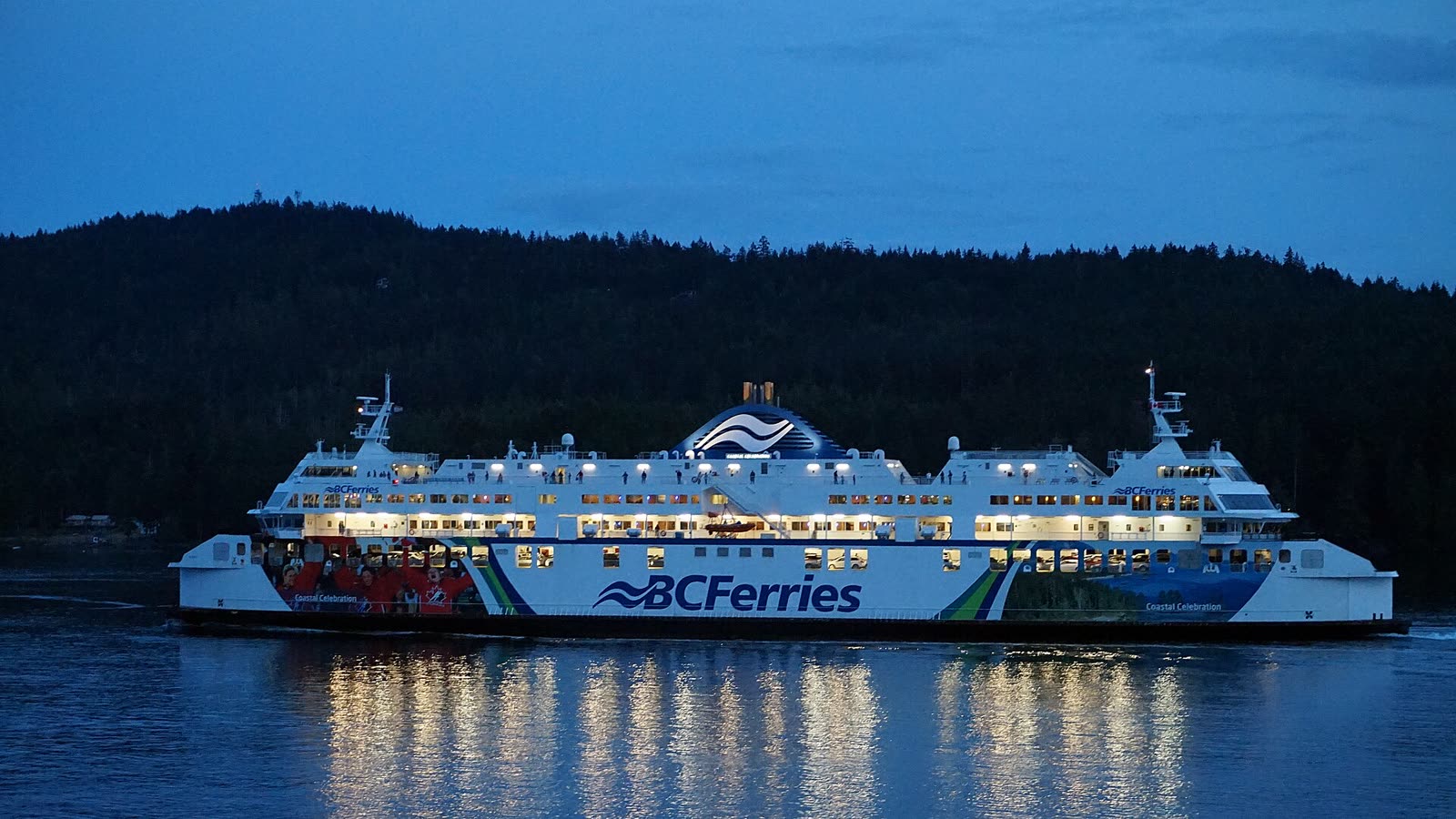 B.c. Snap Election 2026 — Eby Calls Oct. 24 Vote Over Trump'S Trade War 3 B.C. Snap Election 2026: A BC Ferries vessel sailing at dusk on the waters off Vancouver Island, British Columbia