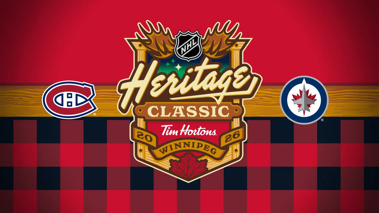 Winnipeg Fall Events 2026 — The Complete Guide To Festivals, Hockey And Halloween Fun 2 Tim Hortons NHL Heritage Classic 2026 logo — Montreal Canadiens vs Winnipeg Jets outdoor game in Winnipeg