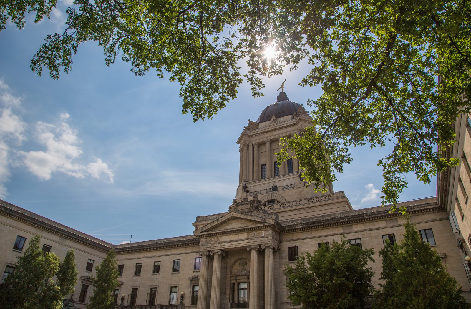 Kinew Cabinet 2026 — Manitoba Creates First-Responder Portfolio As David Pankratz Sworn In 3 Legislative dome of the Manitoba Legislature, home of the Kinew Cabinet