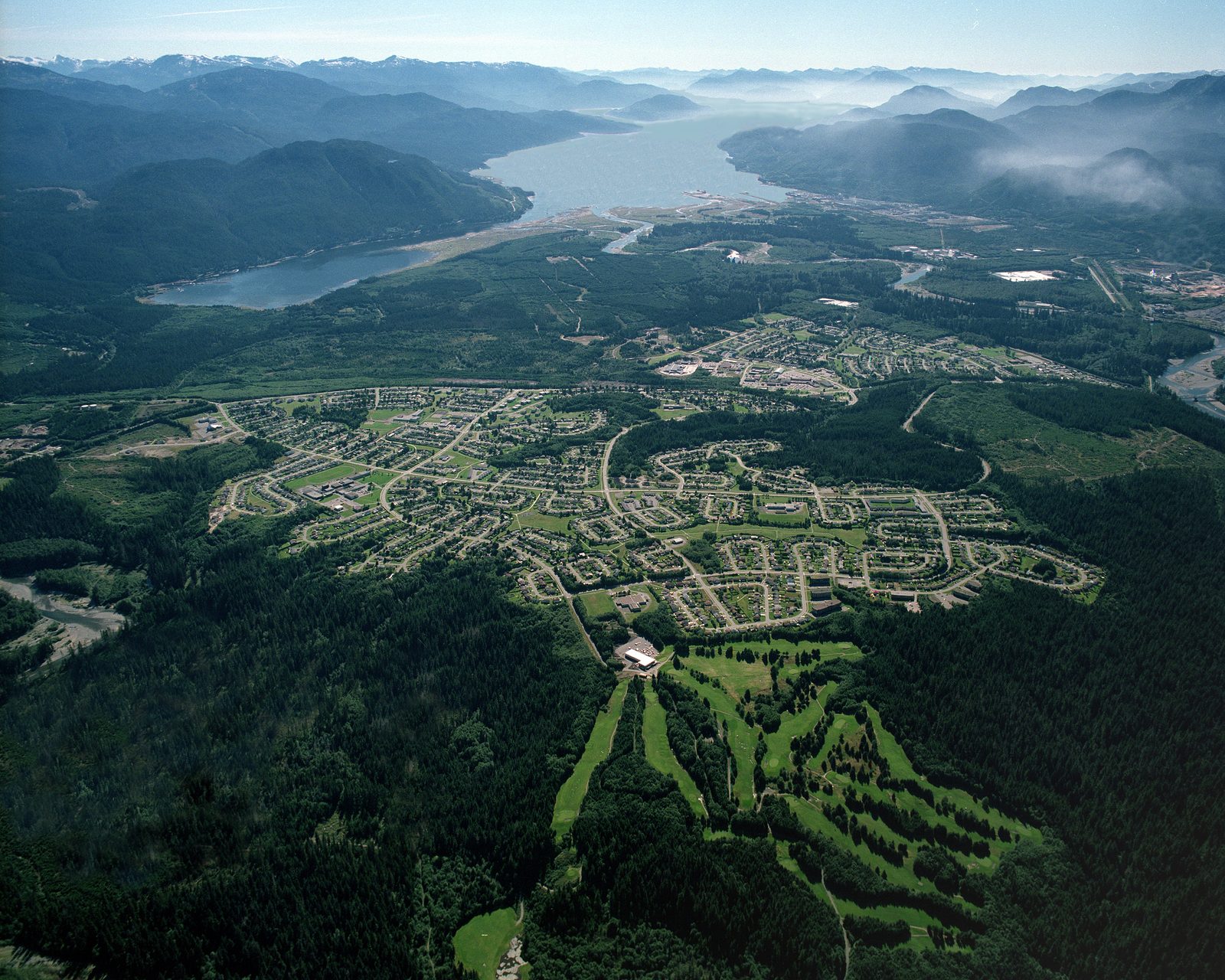 Lng Canada Phase 2 2026 — Shell And Partners Bet Big On Doubling Kitimat Output 2 Aerial view of the Kitimat townsite and Douglas Channel where LNG Canada Phase 2 will expand
