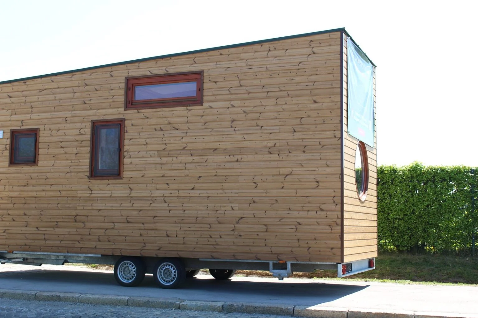 Métis Tiny Homes Saskatchewan 2026 — 12 New Rentals For Northern Communities In A $3.26M Push Métis Tiny Homes Saskatchewan project — a modern tiny house exterior on a trailer