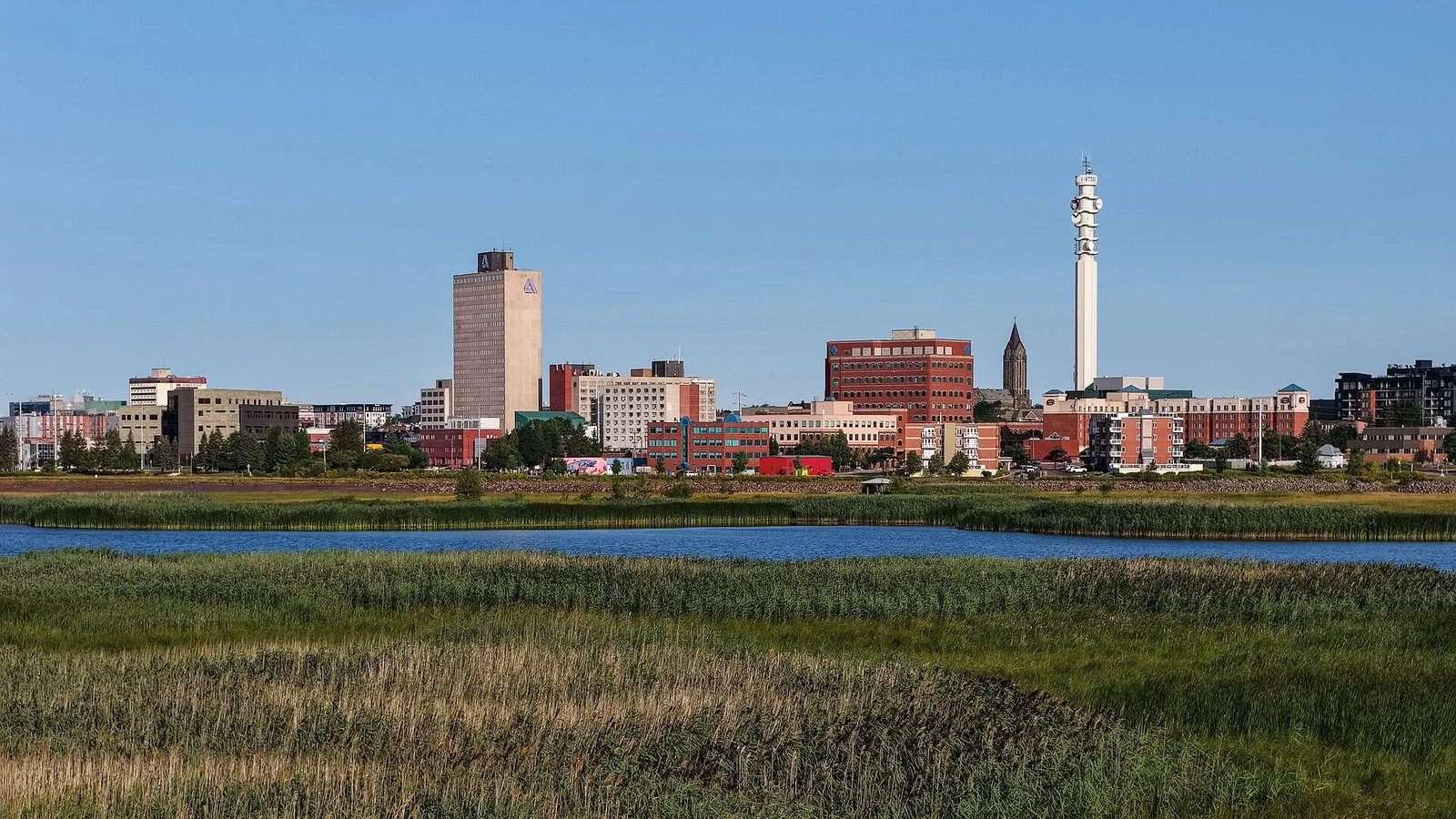 Moncton Overdose Calls Have 'Stabilized' After Late-Spring Spike — Fire Chief Reports 983 Calls So Far In 2026 2 Moncton skyline across the marshes; Moncton overdose calls remain on alert as medetomidine-laced fentanyl circulates