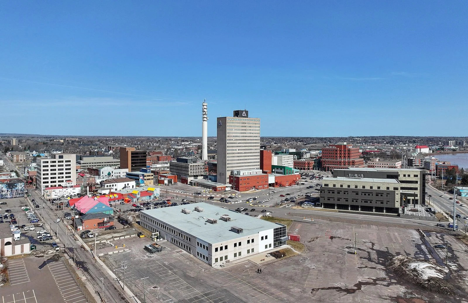 Ottawa'S $461M New Brunswick Infrastructure Deal — What The Build Communities Strong Fund Means 1 Aerial view of the Moncton, New Brunswick skyline