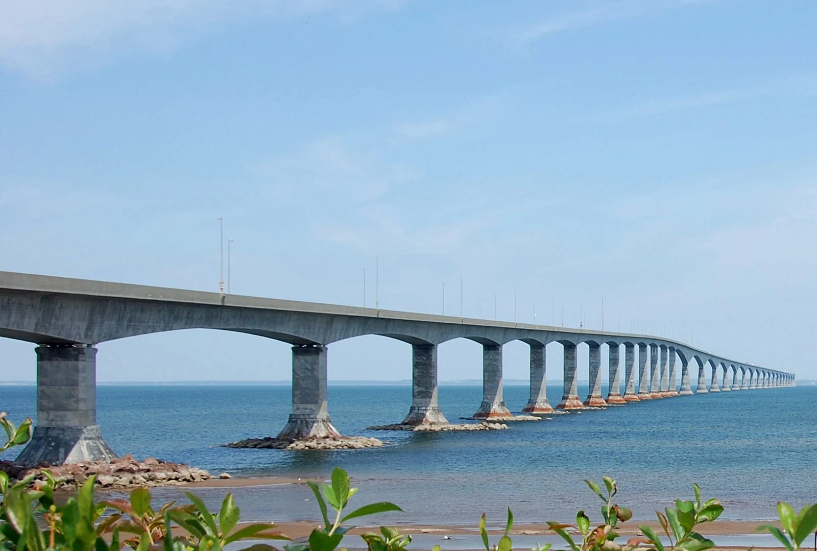 P.e.i. Fuel Tax Suspension — Rob Lantz Scraps Provincial Fuel Tax Until January 2027 1 The Confederation Bridge connecting Prince Edward Island to New Brunswick