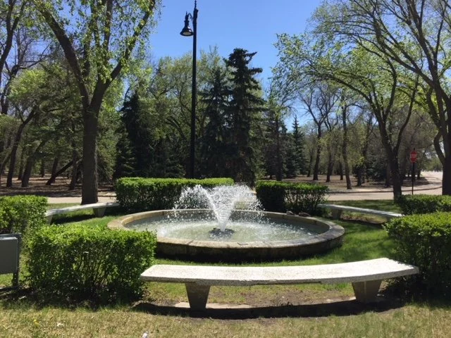 Saskatchewan Protective Services Memorial 2026 — Regina Unveils Permanent Tribute To Fallen Heroes 1 Fountain in Wascana Park east of the Saskatchewan Legislative Building, Regina
