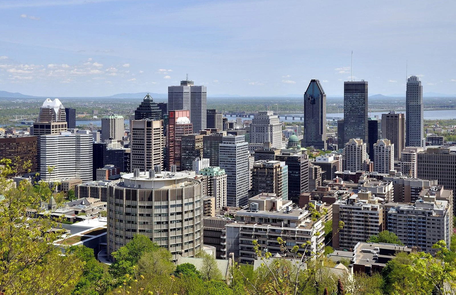 Christine Fréchette Warns Of U.s. Interference In Quebec Election As Vote Nears 2 Montreal downtown skyline from Mount Royal