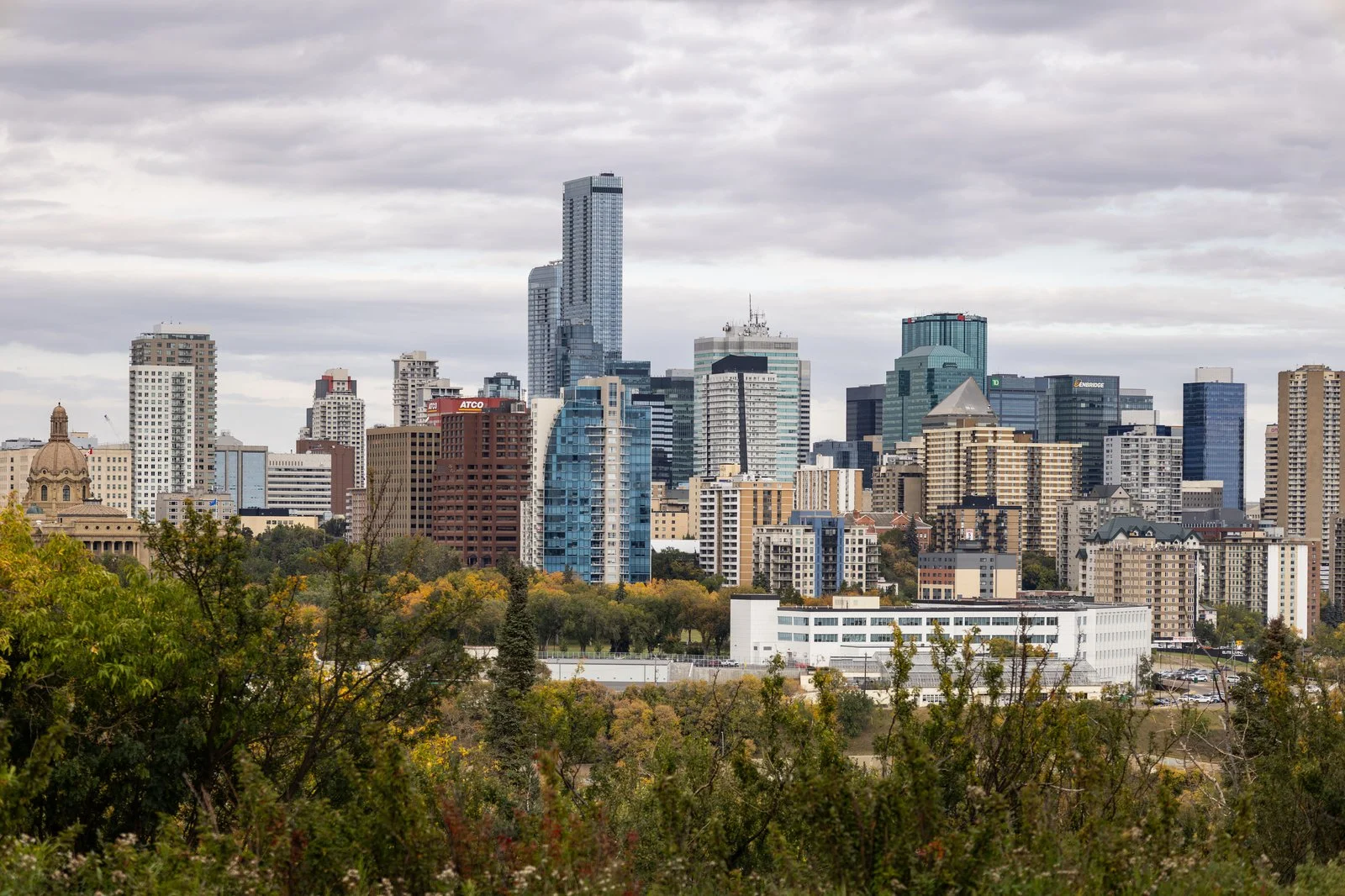 Alberta Puts $2.5 Million Into 36 Groups Helping Survivors Of Gender-Based Violence Navigate Justice 2 Edmonton skyline from Saskatchewan Drive, Alberta