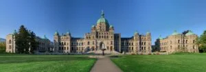 B.c. Conservatives Win Majority 2026 — Eby Resigns As Ndp Leader After Snap Election Rout B.C. Conservatives Win Majority — BC Parliament Buildings in Victoria, British Columbia