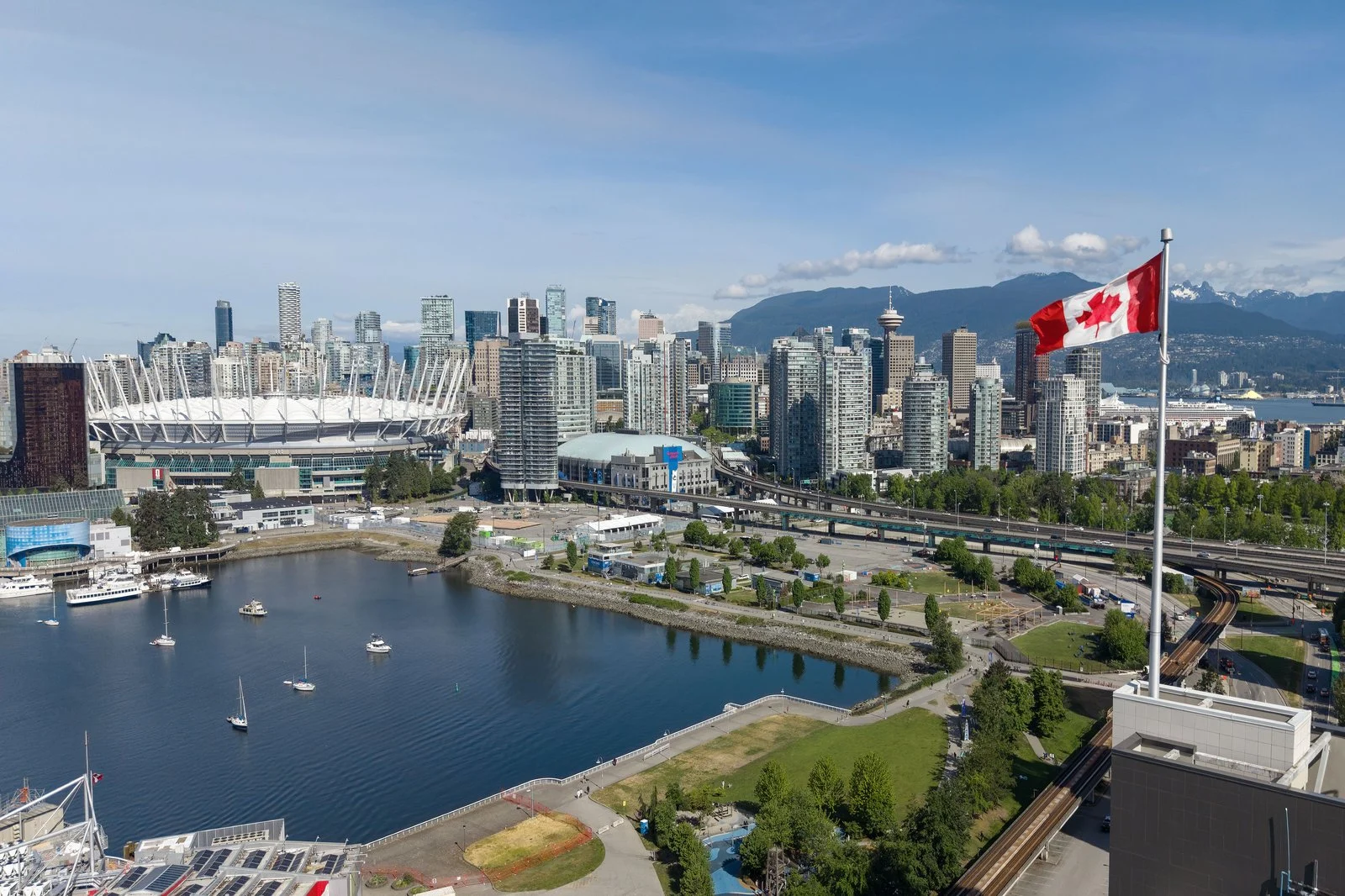 Final Poll Has Doerkson Premier-In-Waiting As B.c. Votes Today 1 Vancouver skyline in British Columbia on election day