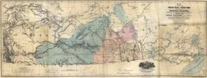 First Nations Land Deal 2026 — “This Is Not Reconciliation,” Judge Scolds Canada First Nations Land Deal — 1875 map showing lands ceded under Treaties 1, 2, 3 and 4 in Manitoba