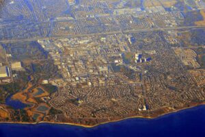 Canada Home Energy Retrofit Funding 2026 — $66.3M For 162 Projects Announced In Ajax Home Energy Retrofit announcement — aerial view of Ajax, Ontario, where the $66.3M funding was unveiled