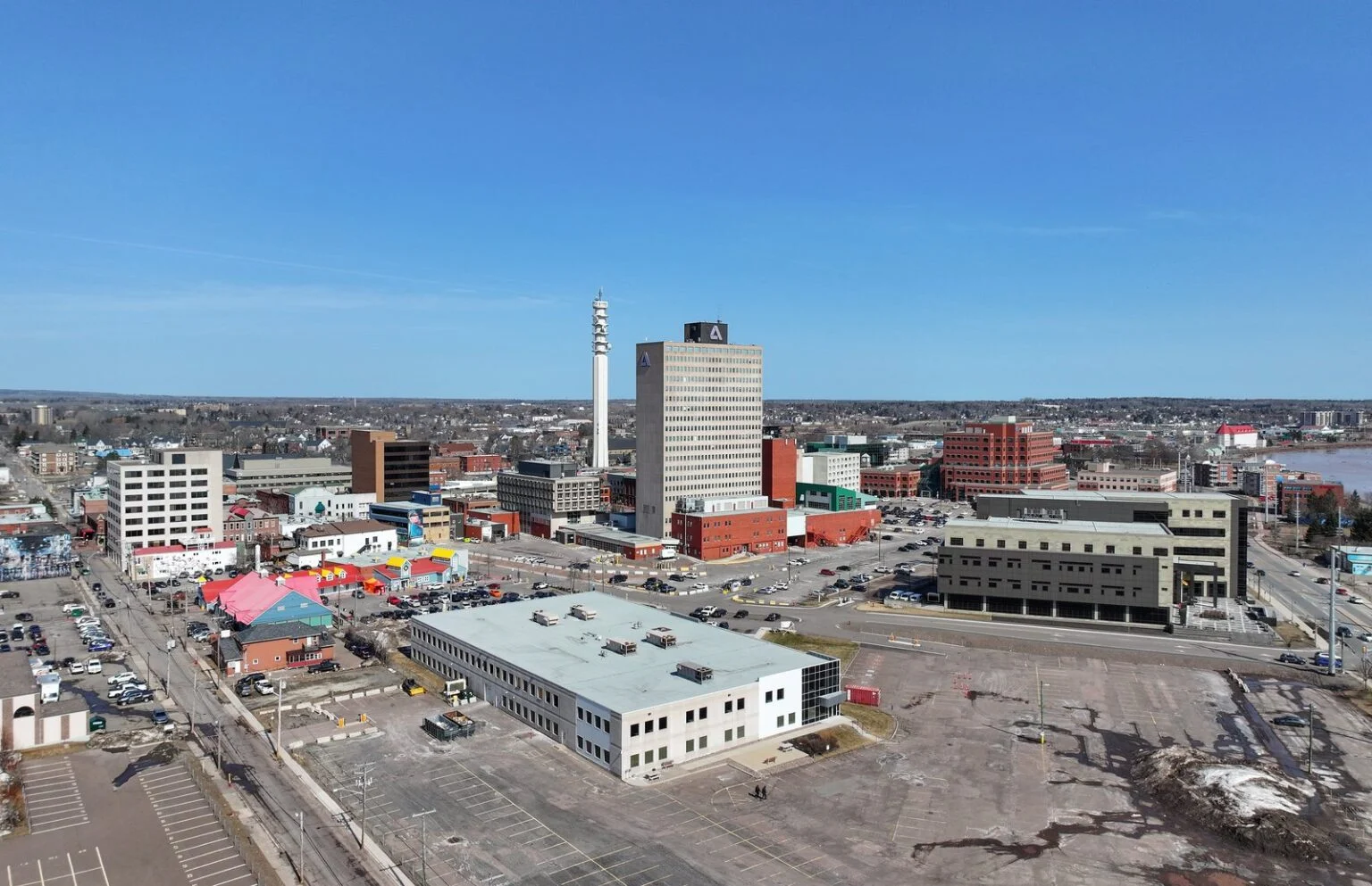 Codiac Rcmp Detachment 2026 — Moncton’S $59M Policing Hub Opens On Albert Street Moncton skyline, New Brunswick, home of the new Codiac RCMP Detachment on Albert Street