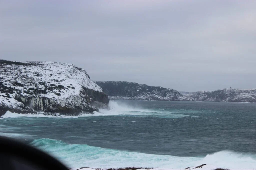 Storm Josephine Newfoundland 2026 — 110 Km/H Gusts, Heavy Rain And A Taste Of Snow Hits The East Coast Storm Josephine Newfoundland — heavy surf pounds the rocky coast at Cape Spear, Newfoundland as the post-tropical storm strikes the east coast