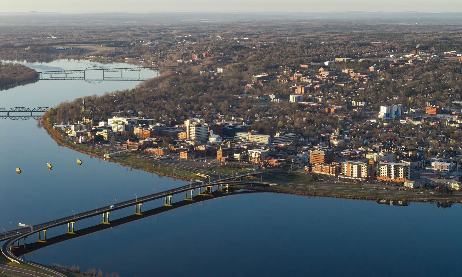 Rsv Immunization For Newborns 2026 — New Brunswick Makes It Free For Every Baby 2 Aerial view of Fredericton, New Brunswick along the Saint John River — free RSV Immunization for Newborns announced October 1, 2026