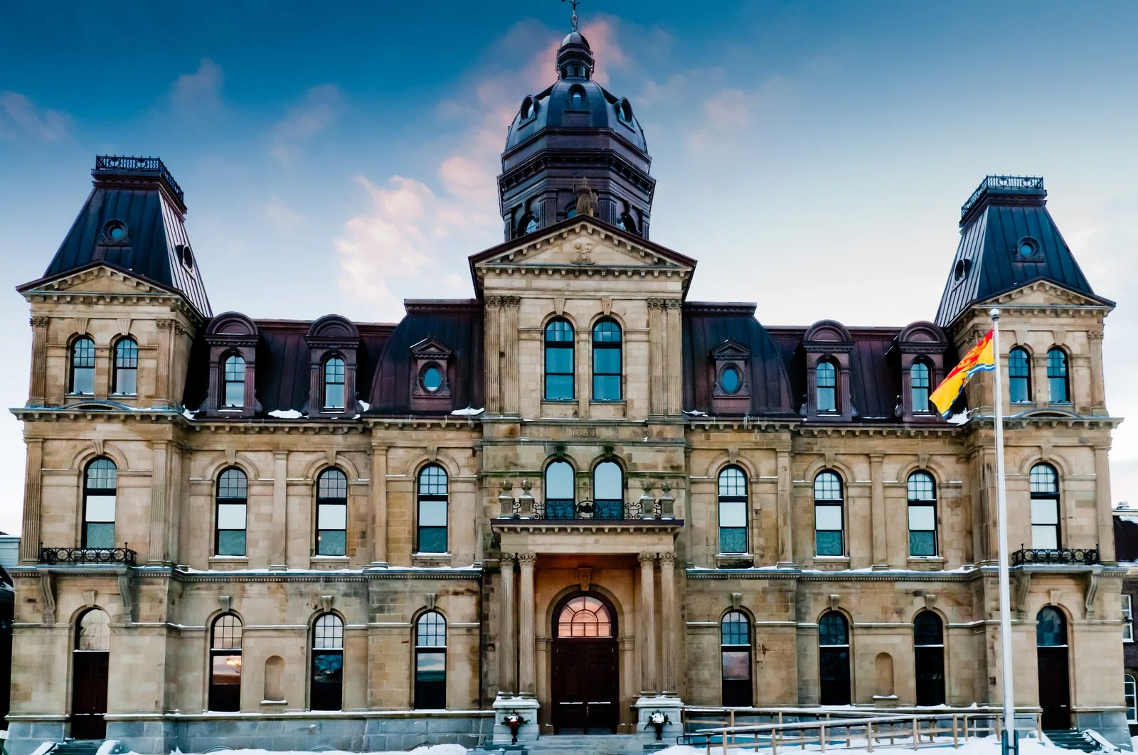 New Brunswick Natural Gas Review 2026 — Public Survey On The Fracking Moratorium Closes Oct. 23 2 New Brunswick natural gas review: the New Brunswick Legislative Assembly in Fredericton, where the fracking moratorium's future will be decided