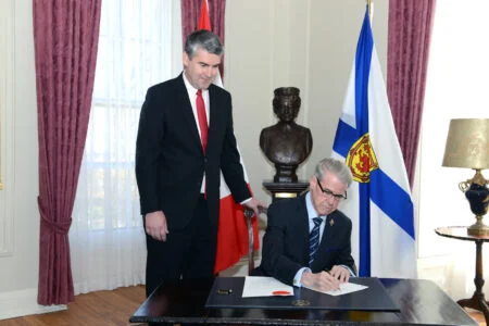 Nova Scotia Bill 148 Payout 2026: Province Agrees To Pay $470 Million To 81,000 Workers Nova Scotia Bill 148: signing ceremony at the Nova Scotia legislature in Halifax, 2017