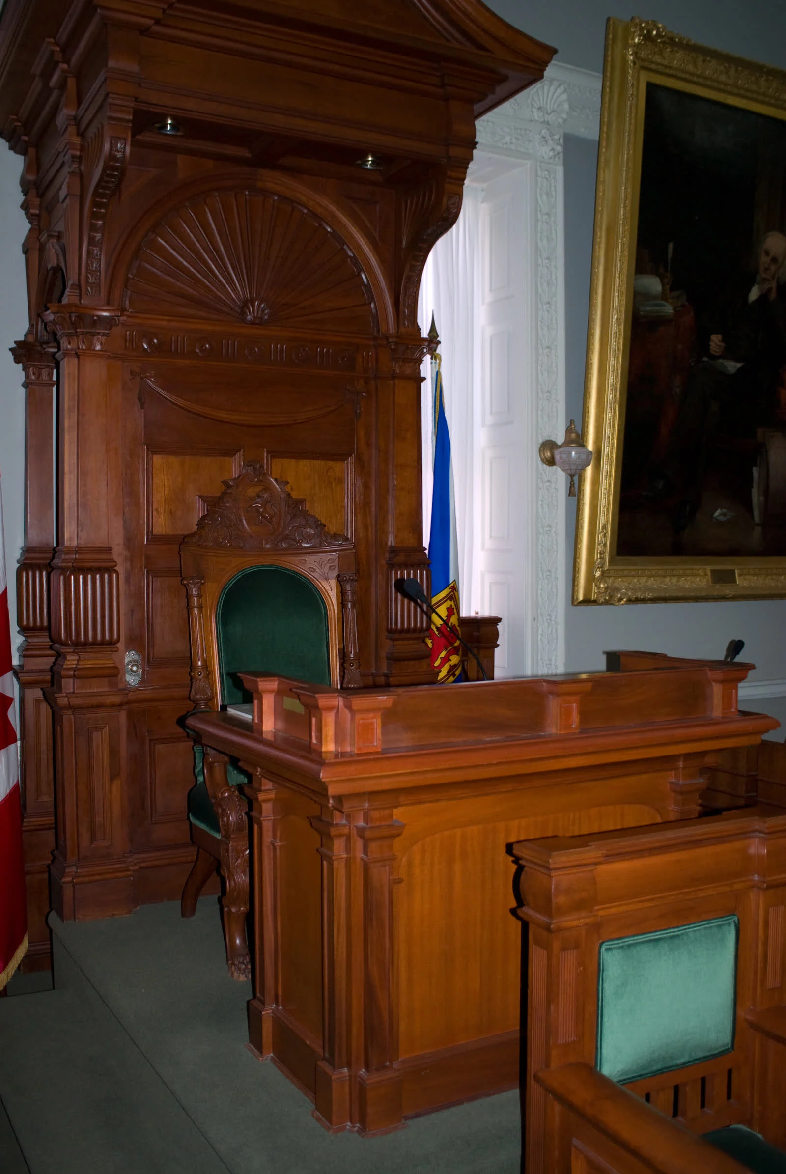 Nova Scotia Bill 148 Payout 2026: Province Agrees To Pay $470 Million To 81,000 Workers 2 Nova Scotia Bill 148: the Speaker's Chair inside Province House in Halifax, where the wage-freeze law was passed