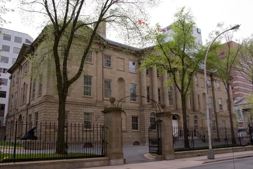 Nova Scotia Cabinet Records 2026 — Privacy Commissioner Warns New Rules Kill Transparency Nova Scotia Cabinet Records debate — exterior of Province House, the Nova Scotia legislature in Halifax