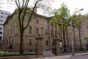 Nova Scotia Cabinet Records 2026 — Privacy Commissioner Warns New Rules Kill Transparency Nova Scotia Cabinet Records debate — exterior of Province House, the Nova Scotia legislature in Halifax