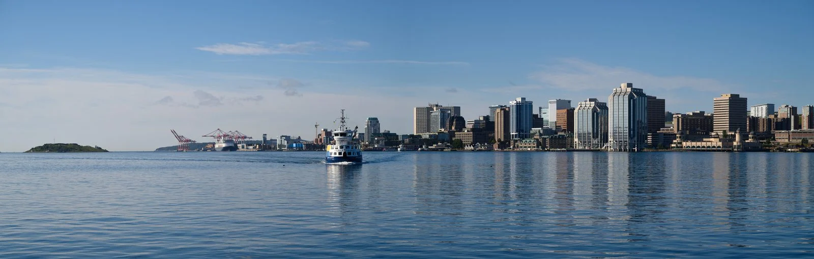 Indigenous-Led Projects Nova Scotia 2026: Ottawa Invests $3.3M In Nine Mi'Kmaq Ventures 2 Wide-angle view of the Halifax skyline across the harbour in Nova Scotia