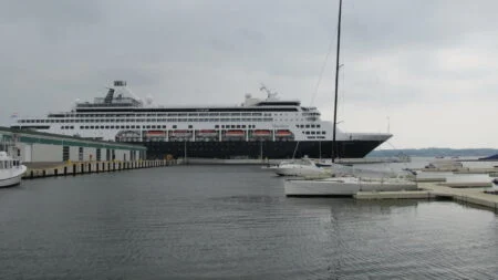 P.e.i. Pnp October Draws 2026: 254 Invitations Across Two Rounds, Double The Planned Pace P.E.I. PNP October: a ship arriving at the Charlottetown waterfront, Prince Edward Island