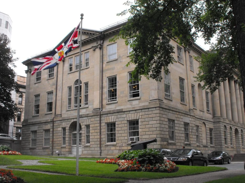 Province House in Halifax, seat of the Nova Scotia Legislature, which funds the Rewards for Major Unsolved Crimes Program