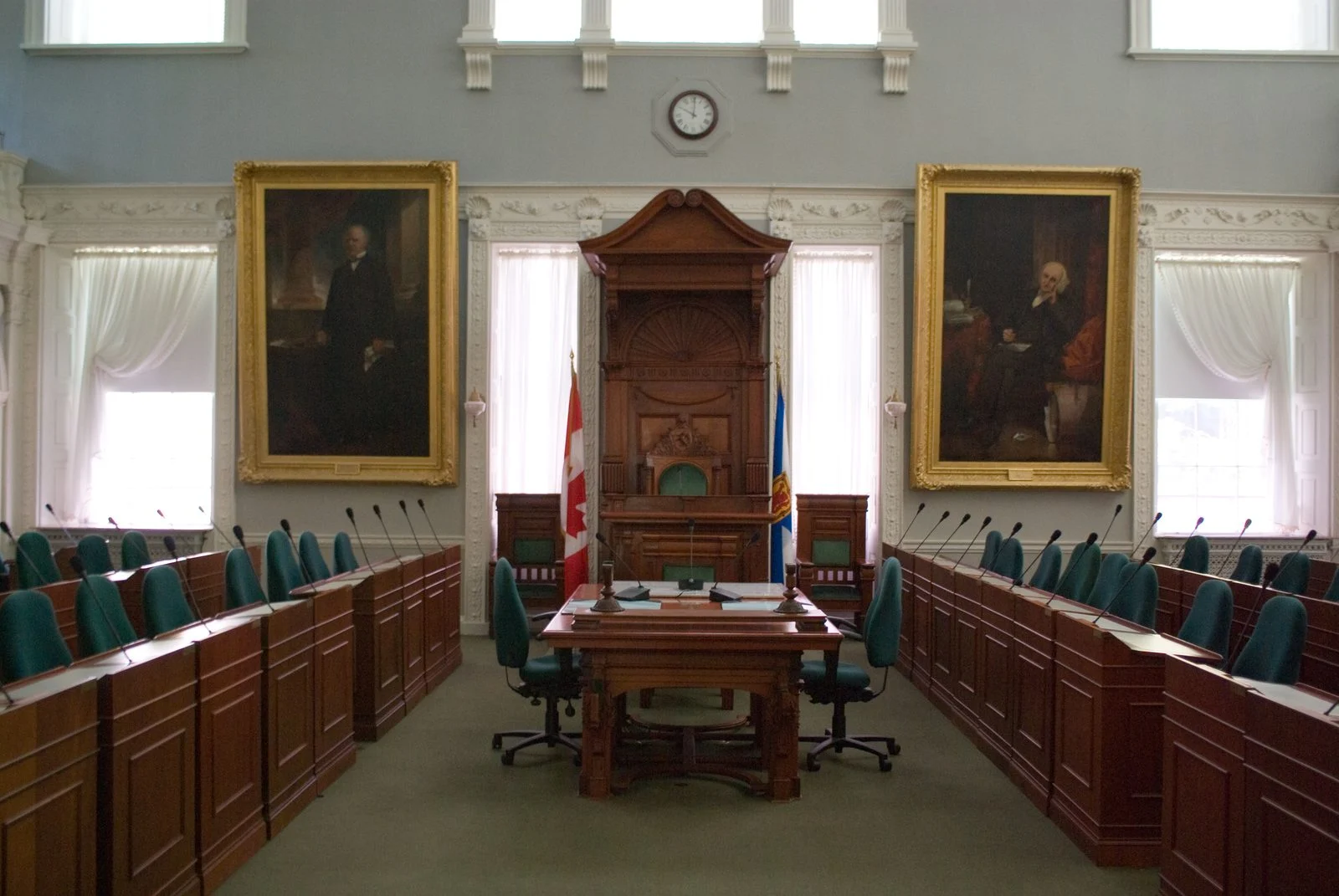Pictou County Homicide Reward 2026 — Nova Scotia Offers Up To $150,000 For Answers 3 The Nova Scotia House of Assembly Chamber inside Province House, Halifax