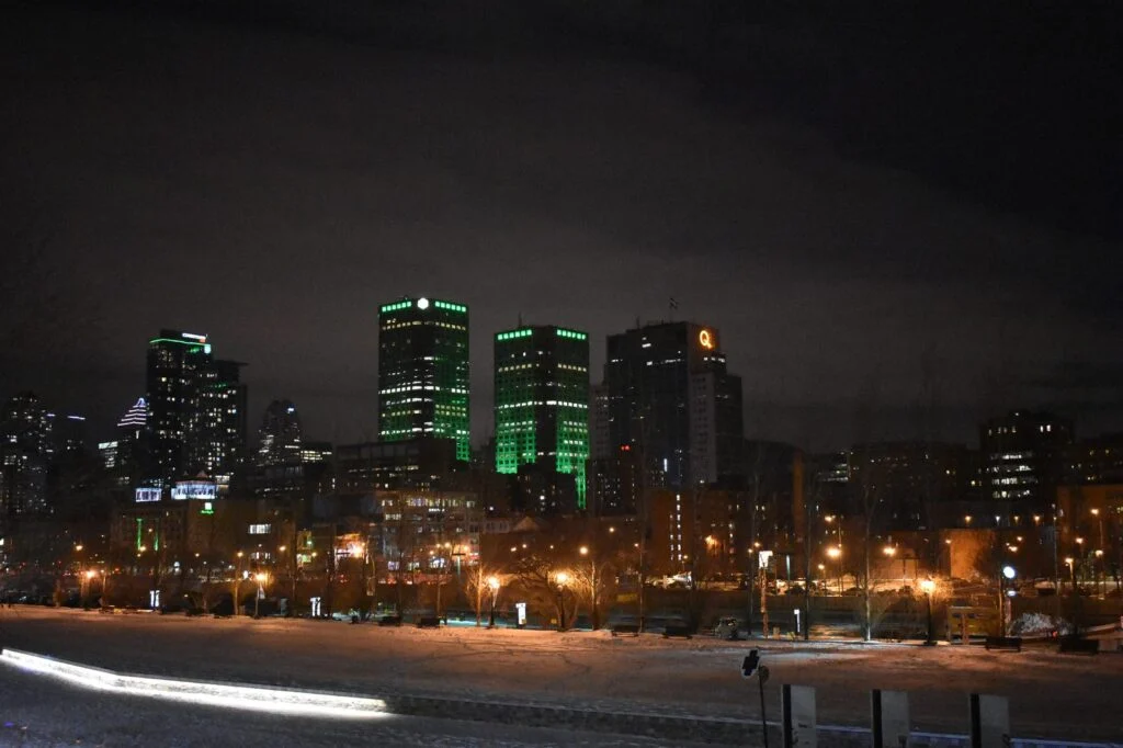 PEQ Applications Forecast: Montreal skyline at night