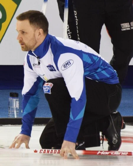After 25 Years, The Final Section Of Newfoundland And Labrador’S Team Gushue Highway Officially Opens Brad Gushue, the curler the Team Gushue Highway is named after, competing on the ice