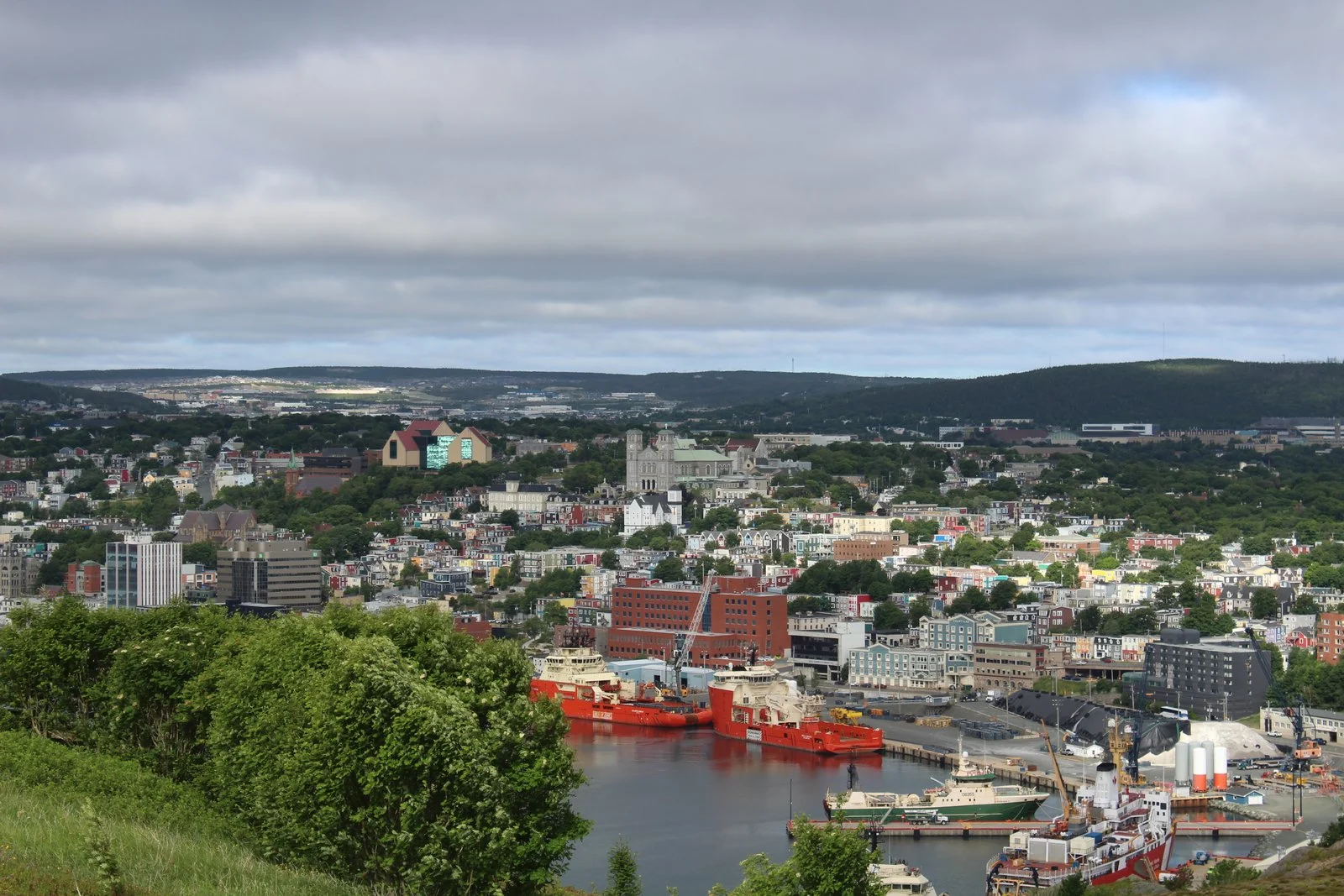 After 25 Years, The Final Section Of Newfoundland And Labrador'S Team Gushue Highway Officially Opens 1 The St. John's skyline and harbour, the city connected by the Team Gushue Highway
