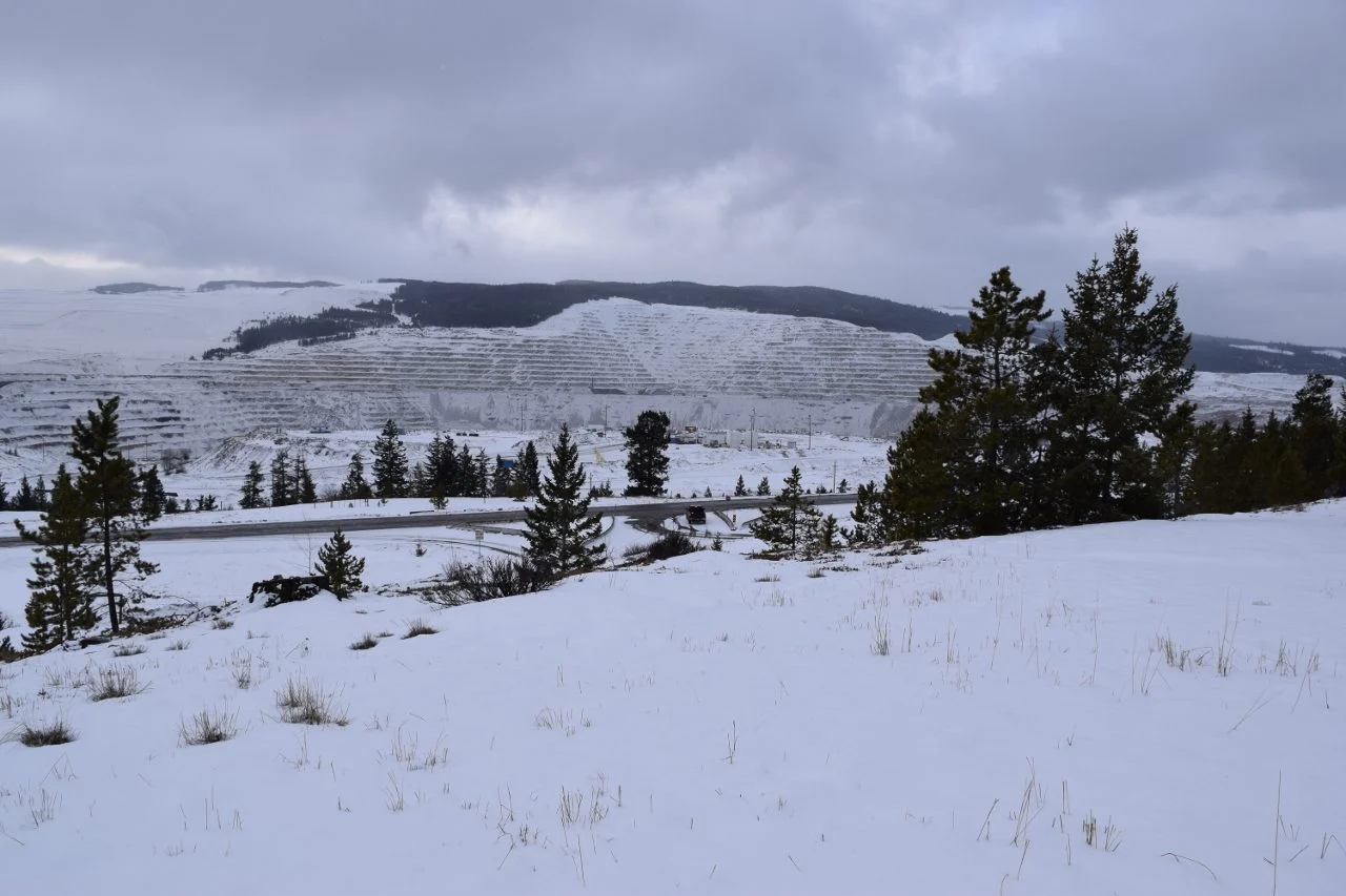 Teck Highland Valley Copper Strike 2026: Steelworkers Issue 72-Hour Notice At Canada'S Largest Copper Mine 1 Snow-covered terraces of the Highland Valley Copper mine near Logan Lake, British Columbia