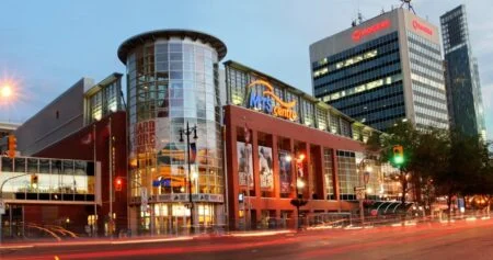 Winnipeg Jets Pride Night 2026 — New Pride Logo Debuts November 19 Against The Islanders Winnipeg Jets Pride Night: Canada Life Centre, home of the Winnipeg Jets, in downtown Winnipeg